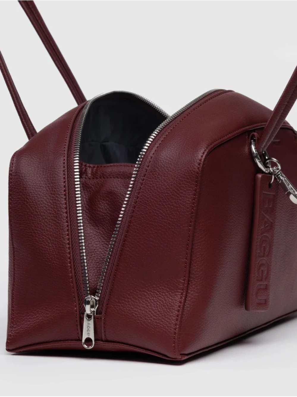 Baggu Small Vegan Leather Bowler Bag - Picture 4 of 7
